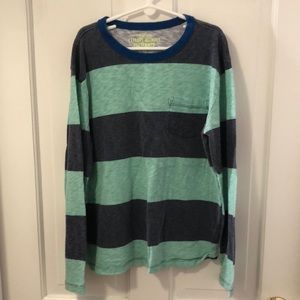 Crewcuts rugby striped long sleeves T-shirt